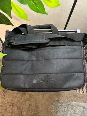 Dell Black Padded Laptop Briefcase with Shoulder Strap